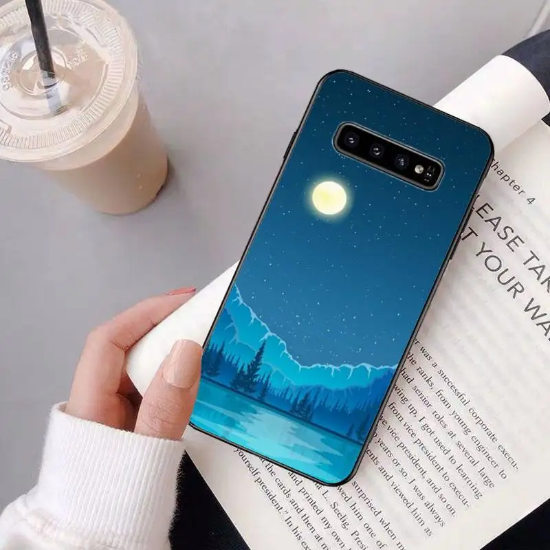 Beautiful view at night Phone Case luxury brand case for samsung galaxy S8 S9 S10e S20 PLUS J6 J600 cases cover