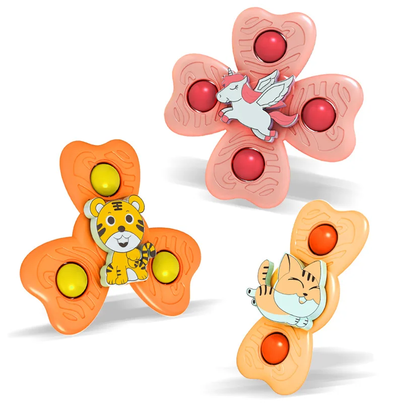 

New Fidget Spinner Sensory Toy Anti Stress Spinning Gyro Baby Toy Safety Anime Figures Kids Adult Autism Education Toys