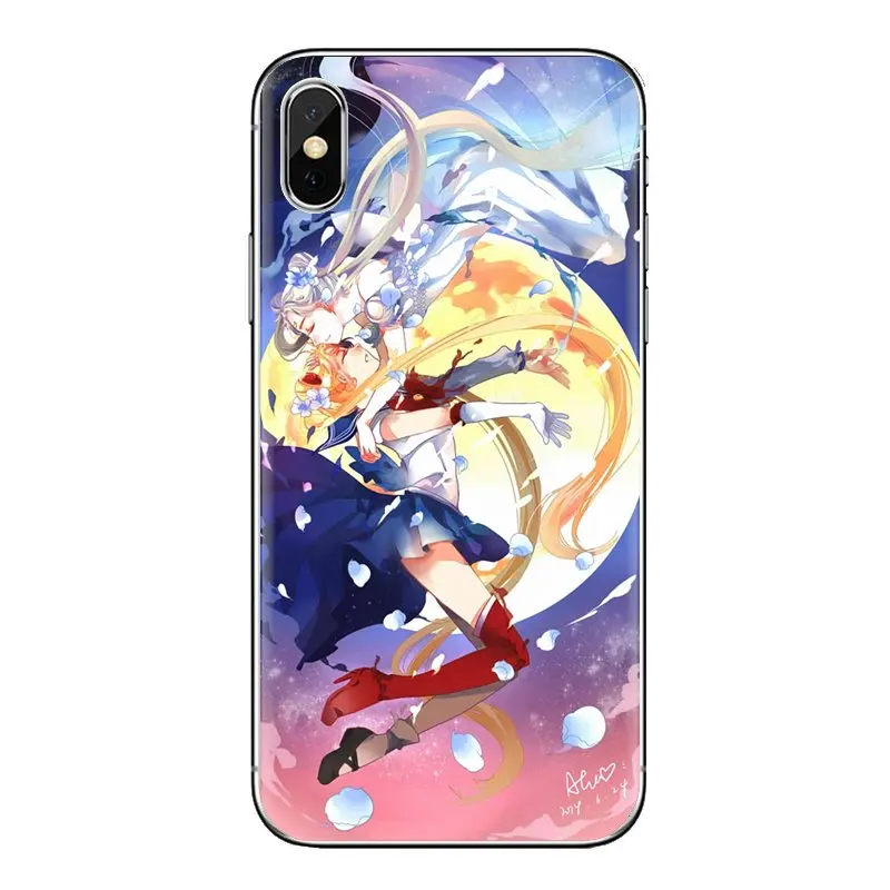 Silicone Phone Cover Bag For Xiaomi Redmi 4 3 3S Pro Mi3 Mi4 Mi4i Mi4C Mi5 Mi5S Mi Max Note 2 Soldier Sailor Moon Cute anime |
