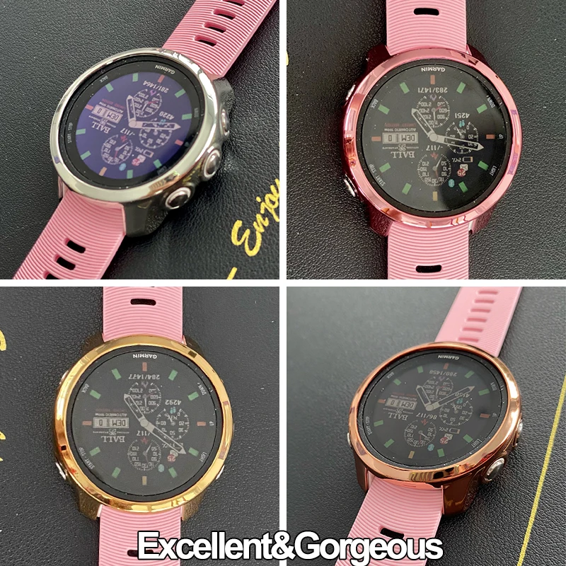 Soft TPU watch bumper for Garmin Fenix 5 5X plus Venu 2 2s Silicone Case Cover Vivoactive 4s 4 3 music | Электроника