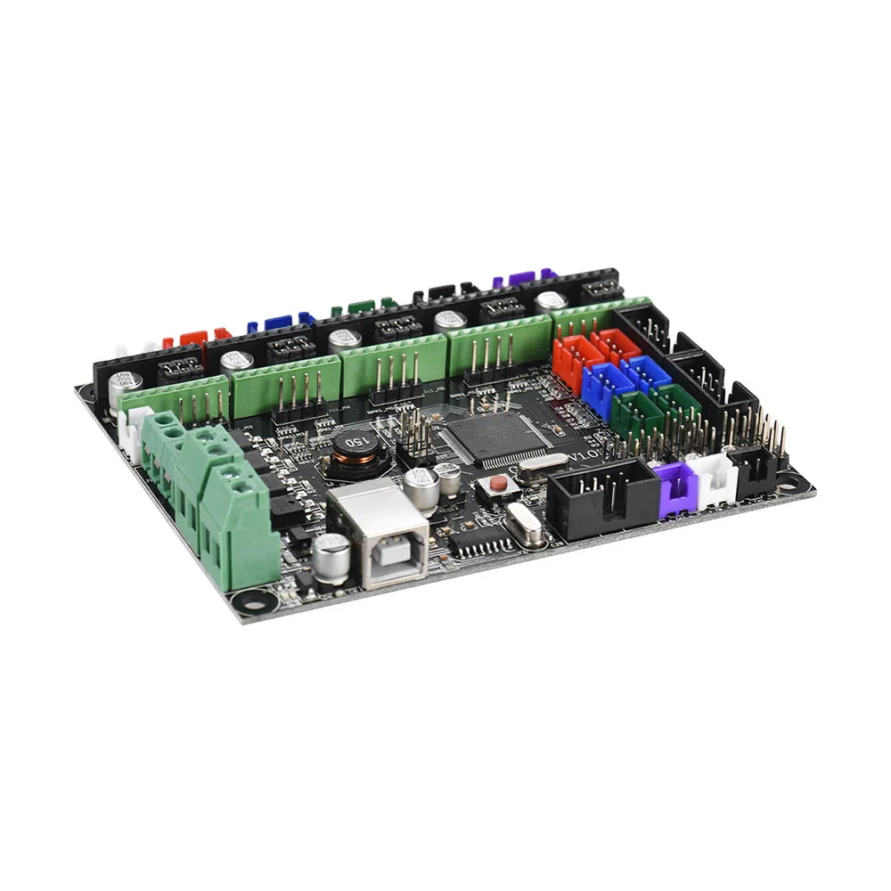 GEN-L V1.0 Motherboard 3D Printer Board with TFT32 3.2 Inch Full Color Touch Screen Set Support U Disk Power Cut Memory Function |