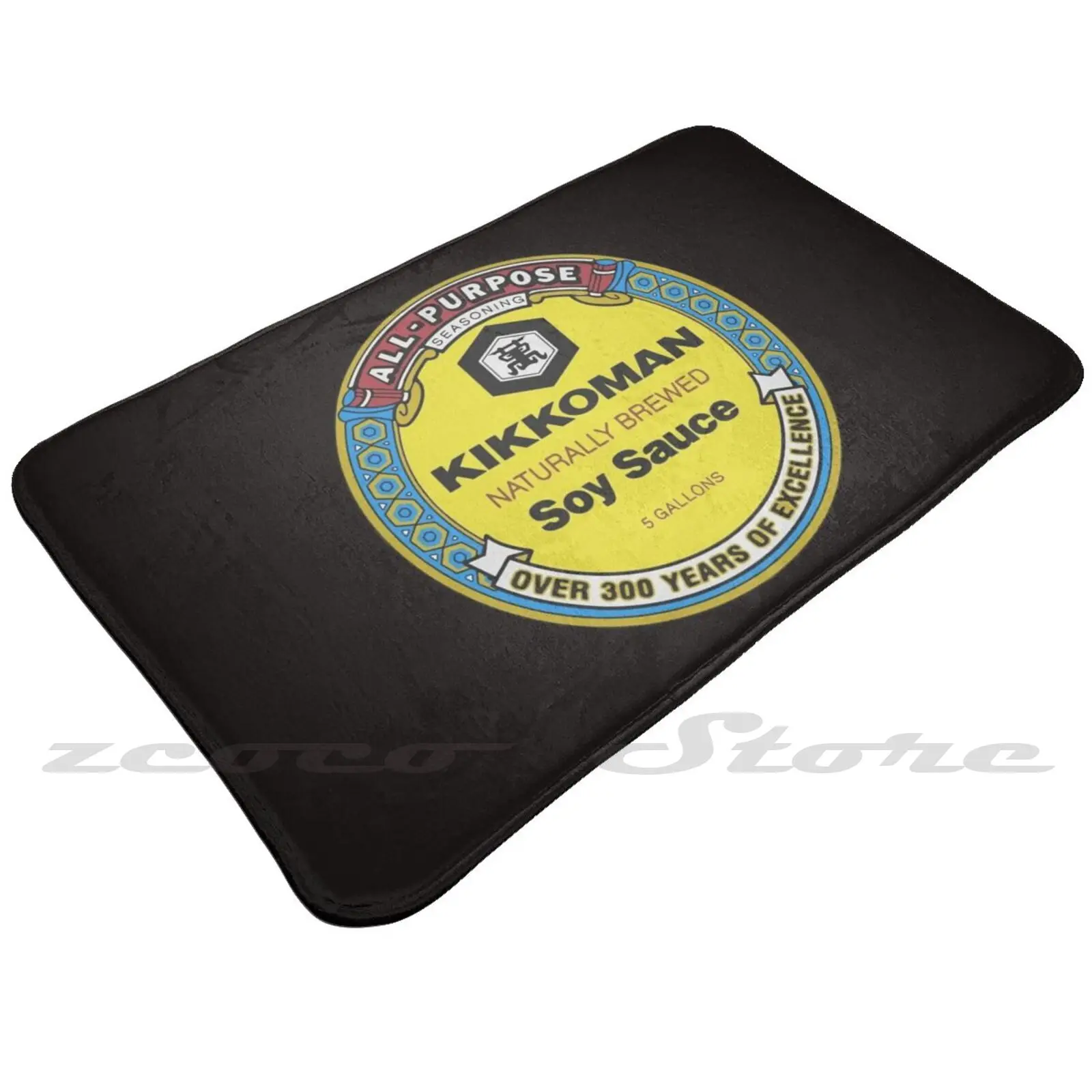 Универсальный летний коврик Kikkoman с соевым соусом влагопоглощающий нескользящий
