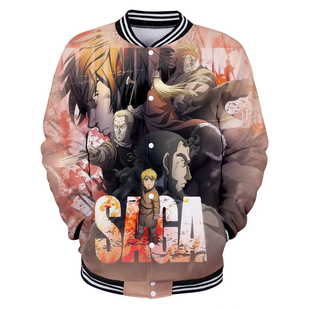 

Vinland Saga 3D Printed Baseball Jackets Women/Men Fashion Long Sleeve Jacket Hot Sale Casual Streetwear Clothes