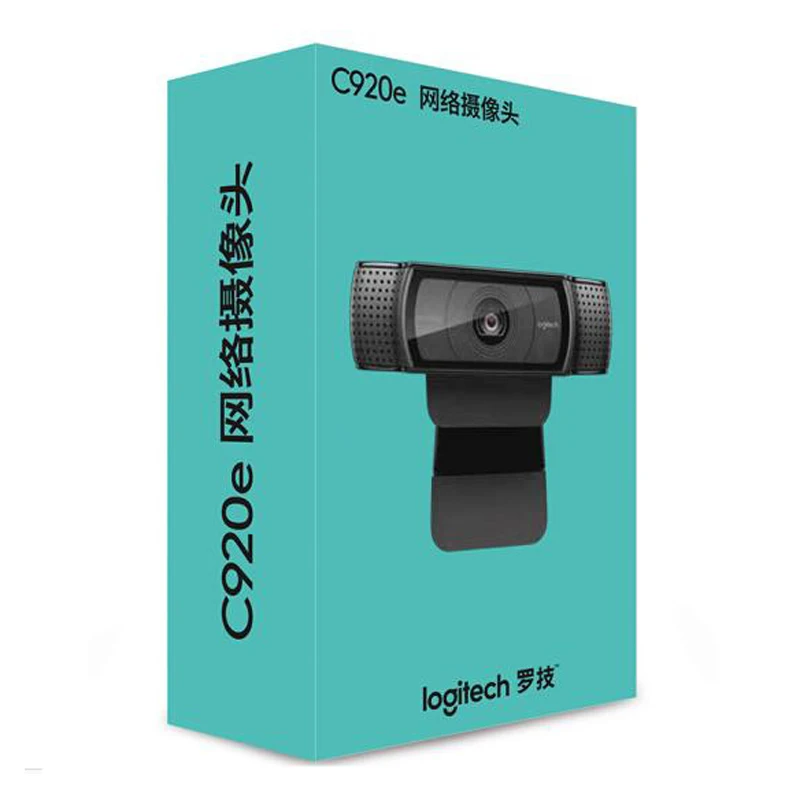Logitech C920e Full HD 1080P Веб-камера Запись видеозвонков Автофокус веб-камера с микрофоном для настольного ноутбука C920 обновленная версия