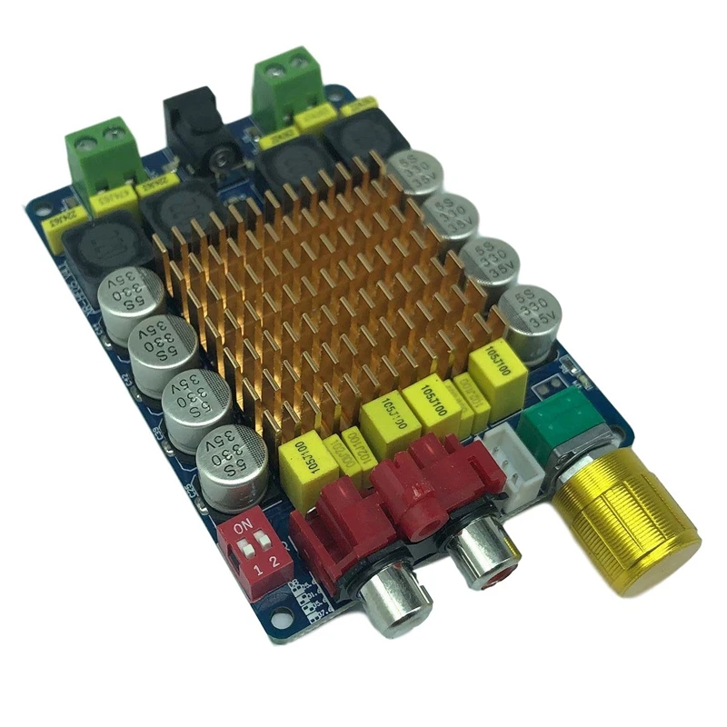 TDA7498 цифровой аудио усилитель доска 2X100W высокое Мощность стерео двухканальный DC9