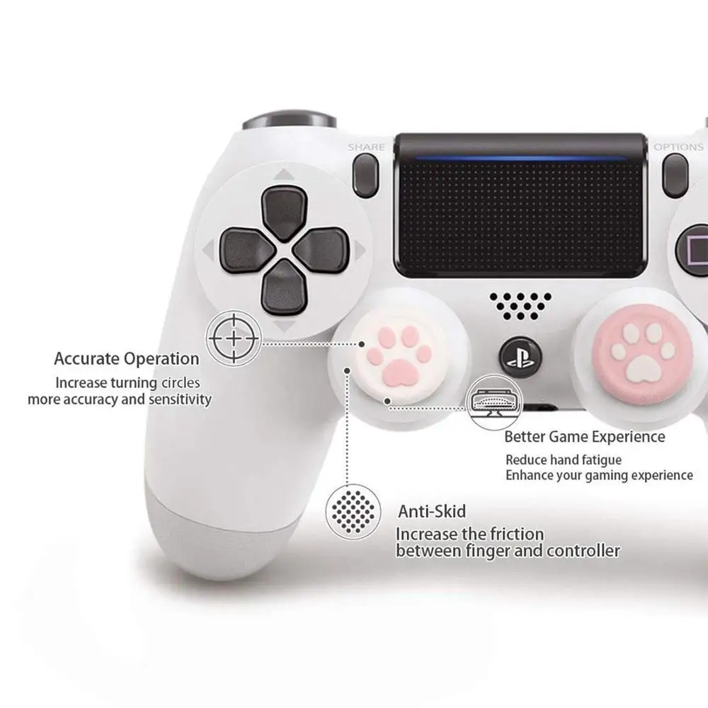 GeekShare PS4 PS5 NS Pro крышка джойстика s симпатичная силиконовая ручка для захвата