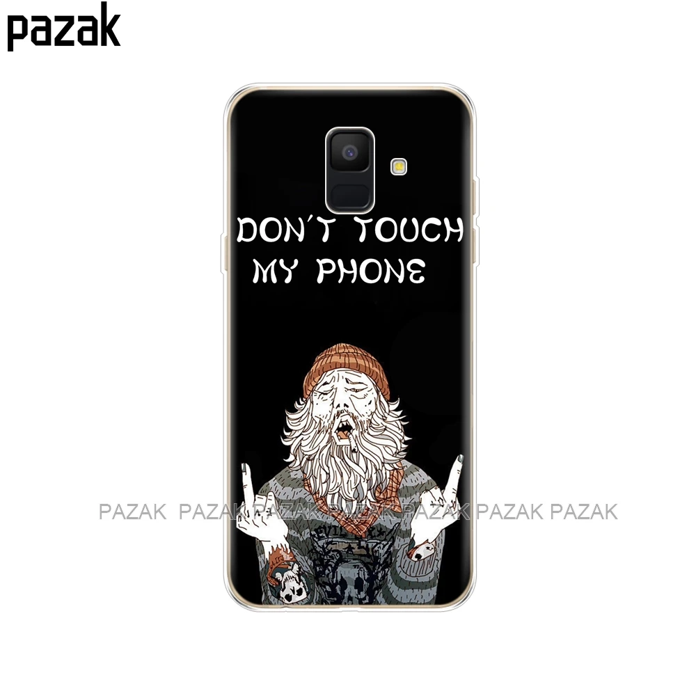 Силиконовый чехол для телефона Samsung Galaxy A6 2018 Dual SIM SM A600 A600F мягкая задняя крышка из