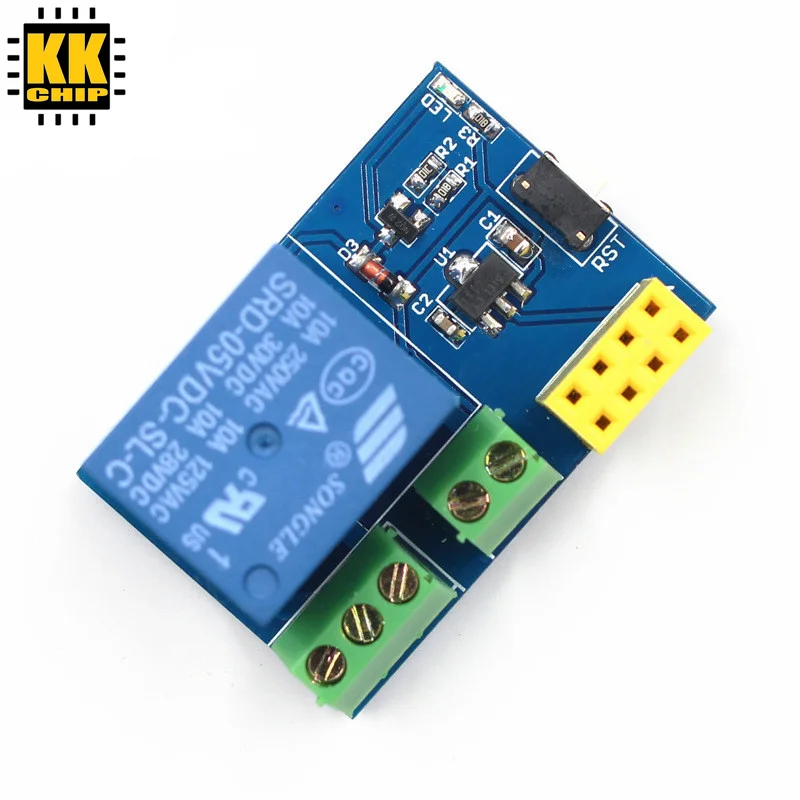 KKCHIP ESP8266 ESP-01 5V WiFi релейный модуль вещи умный дом пульт дистанционного управления Переключатель телефона ПРИЛОЖЕНИЕ ESP01 Беспроводной Wi-Fi модуль
