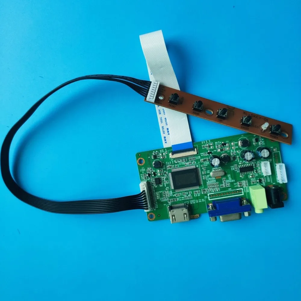 Комплект для детской лампы/T00/T01/T03/T04/T05/T07/T10/T11/T1C, светодиодный контроллер «сделай сам», HDMI 1366X768, драйвер платы VGA 11,6 дюйма