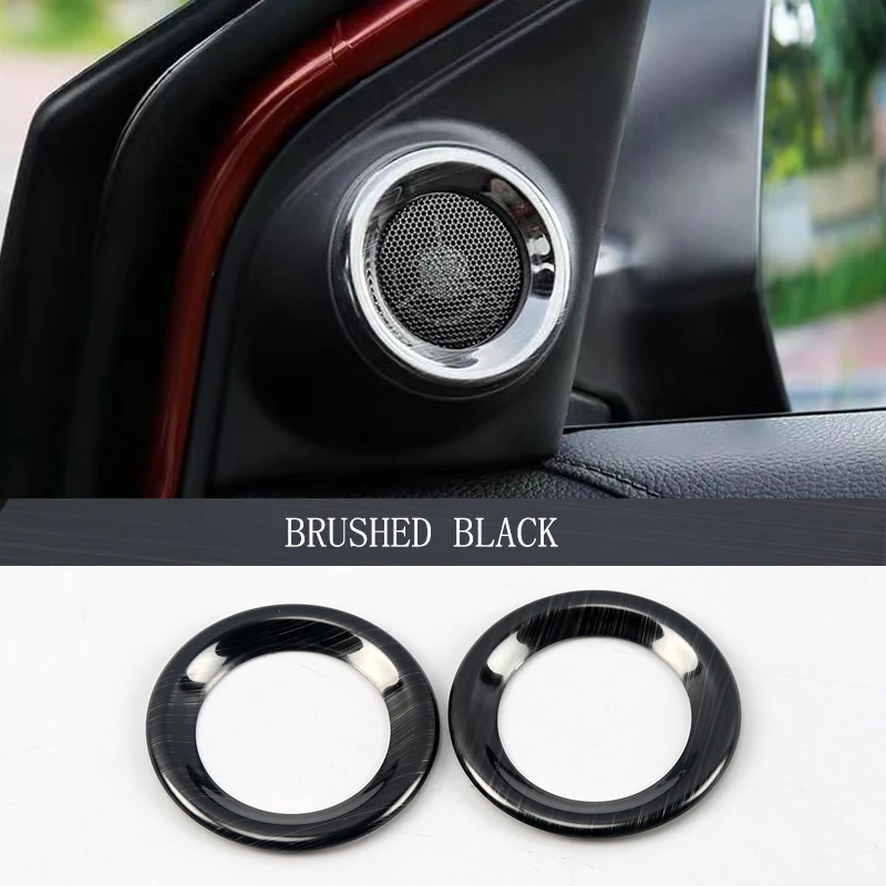 Крышка панели автомобильного динамика для Honda CRV CR-V 2017 2018 2019 2020, декоративная рамка для автомобильной внутренней отделки, аксессуары для автомобильного интерьера