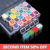 diamond painting accessories 28 grid box kit transparent diy embroidery cross stitch tool set household storage case container