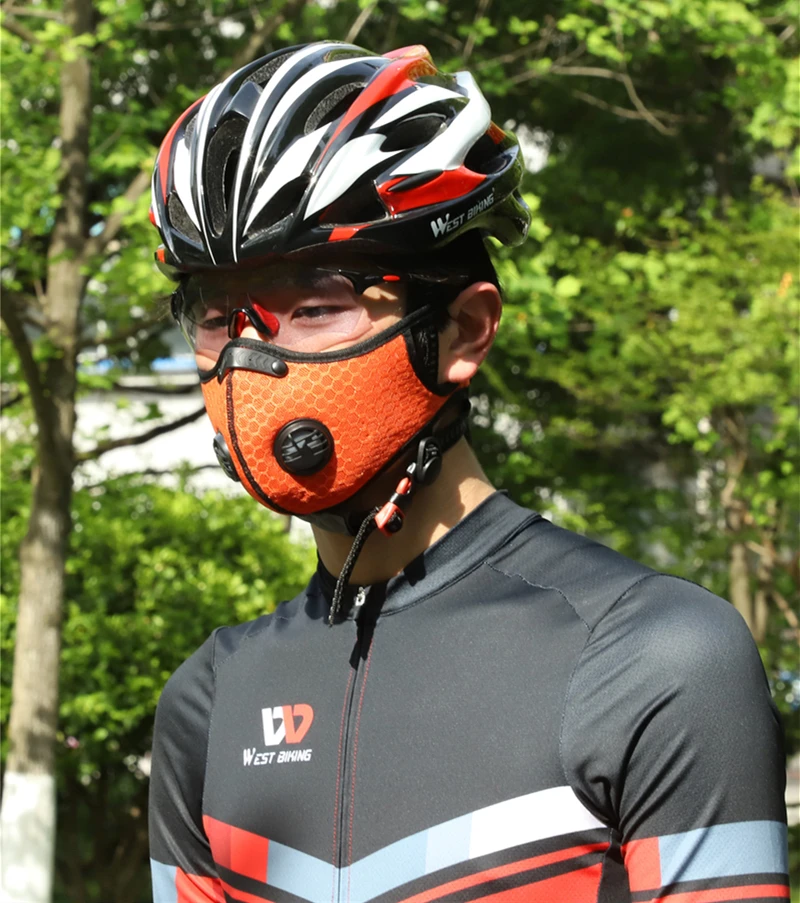 Мужские и женские MTB дорожные велосипедные маски Анти-загрязнения дышащие велосипедные пылезащитные маски для лица наружная Спортивная ветрозащитная велосипедная маска туристическая