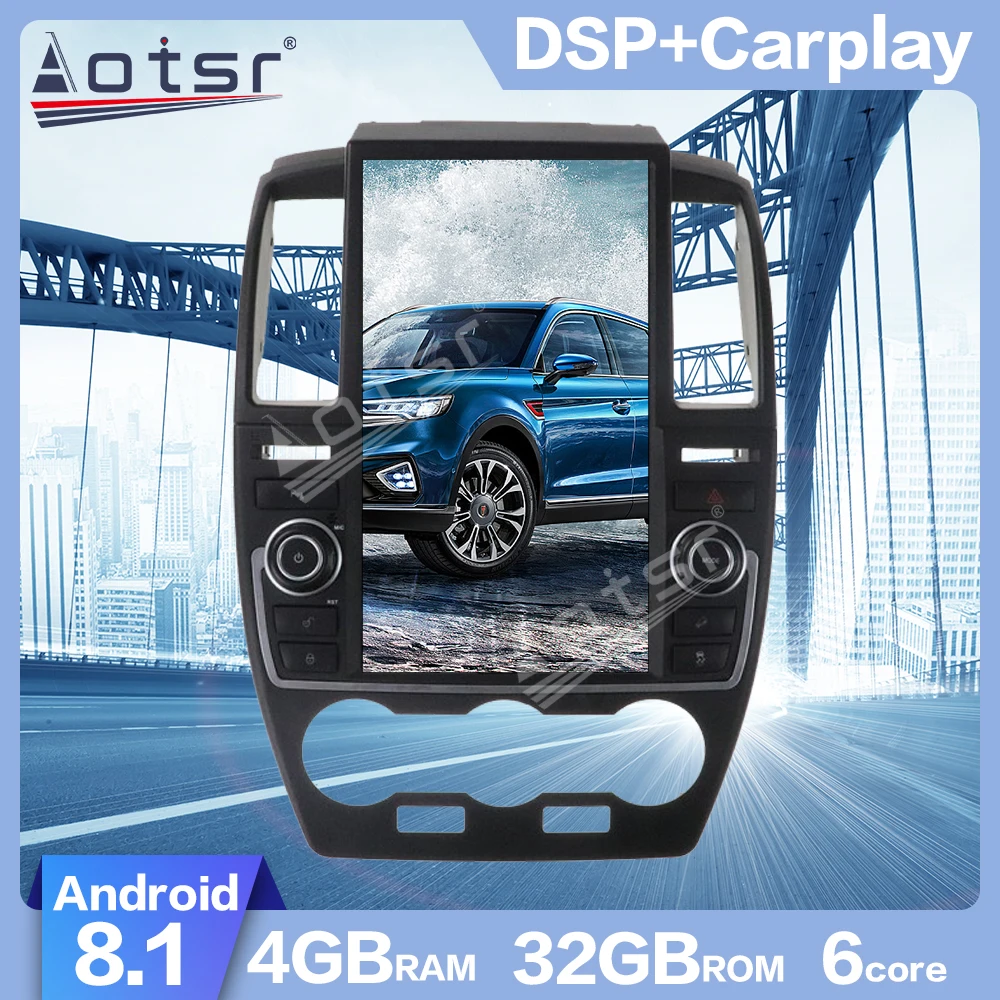 AOTSR 13 6 дюймовый Android 8 1 Tesla style PX6 Автомобильный GPS навигатор для Land Rover Freelander 2 2007 +