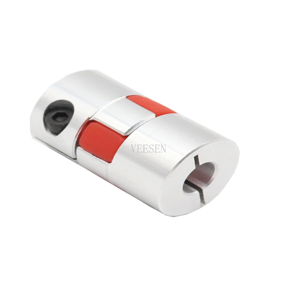 

1pcs 5x6.35 D20L34 Aluminium Shaft Plum Coupling Motor Connector Flexible shaft CNC Parts