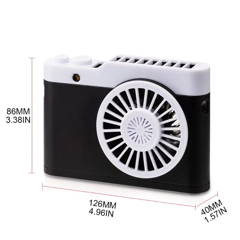 

Hanging Neck Fan with Night Light Portable USB Charging for Outdoor Office Home
