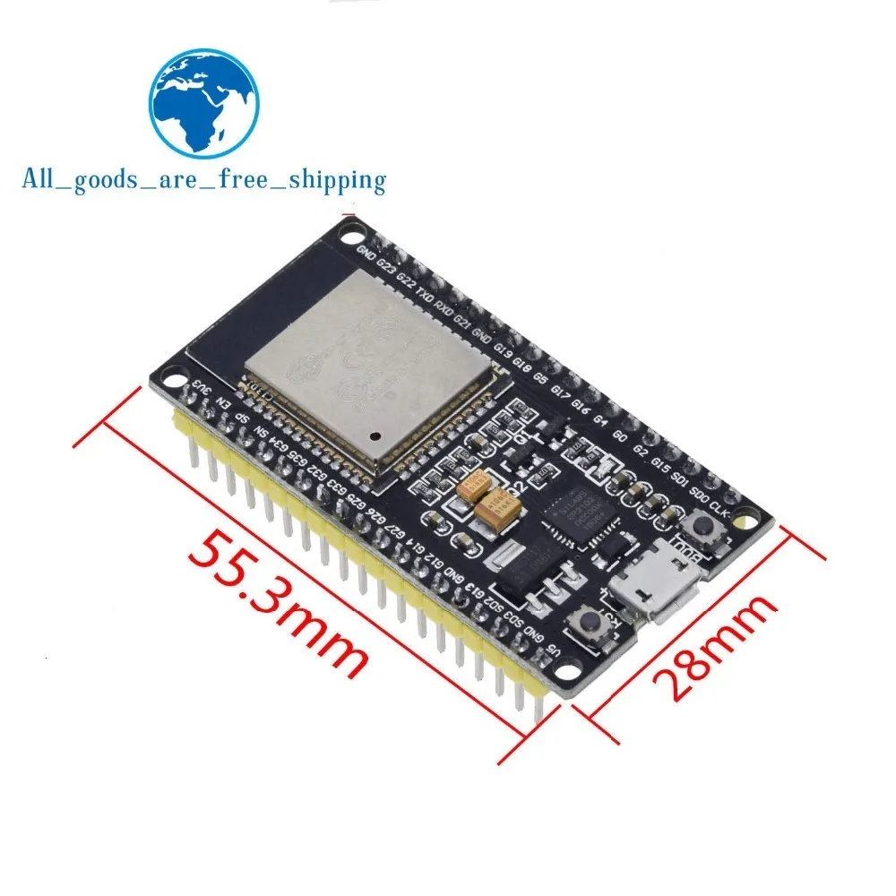 ESP32 ESP-32 ESP32S ESP-32S CP2102 беспроводной WiFi Bluetooth макетная плата Micro USB двухъядерный усилитель мощности фильтрующий модуль