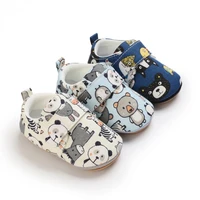 adorable infant slippers toddler baby boy girl soft cotton rubber sole anti shoes cute cartoon anti slip prewalker baby slippers