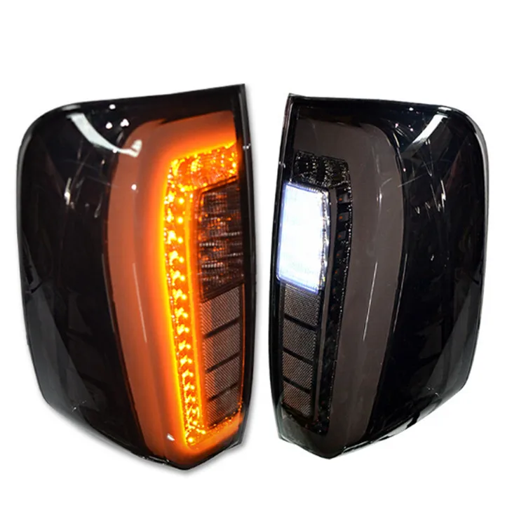 2015 + Новые запчасти NAVARA пикап красный и дымчатый чехол светодиодный задний фонарь