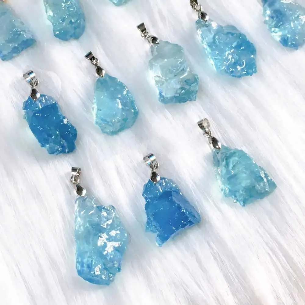 FFGEMS 100% Стерлинговое Серебро 925 пробы большие кольца аквамарин голубой сапфир