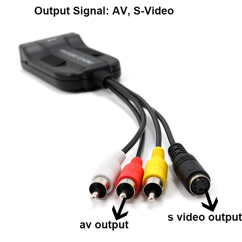 Фото Преобразователь видеосигнала с HDMI на RCA AV/CVSB L/R HD 1080P 1920*1080 60 Гц HDMI2AV поддержка NTSC PAL Преобразователь видеосигнала с HDMI на RCA AV/CVSB L/R HD 1080P 1920*1080 60 Гц HDMI2AV поддержка NTSC PAL