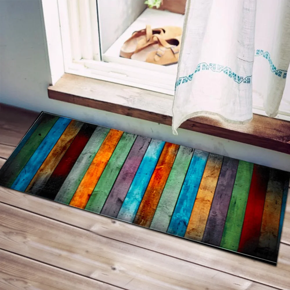 Urijk 3D Printing Carpet Creative Europe Type Hallway Doormat Anti - Slip Bathroom Absorb Water Kitchen Mat/Rug | Дом и сад