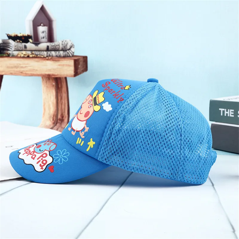 Peppa шапка со Свинкой бейсболка головной убор дышащий Блок Солнца крутая летняя