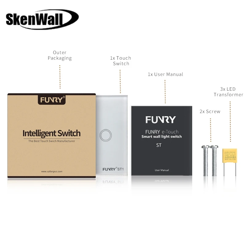 Стандарт ЕС 3 комплекта 170-240 В 433 МГц настенный выключатель сенсорный умный пульт