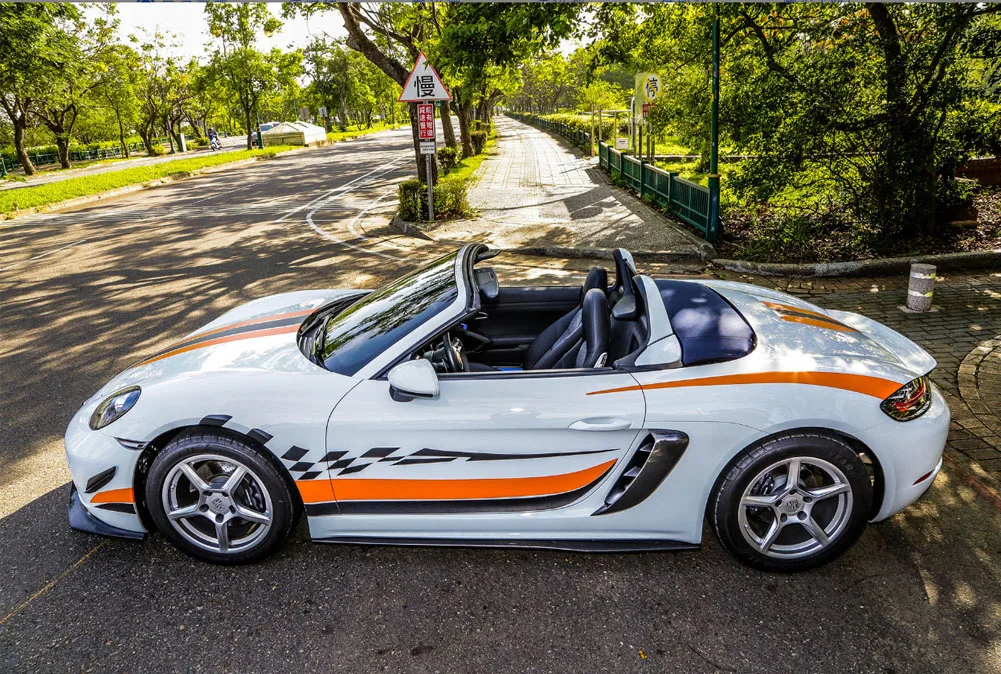 Боковые бамперы из углеродного волокна боковые юбки удлинители Стайлинг