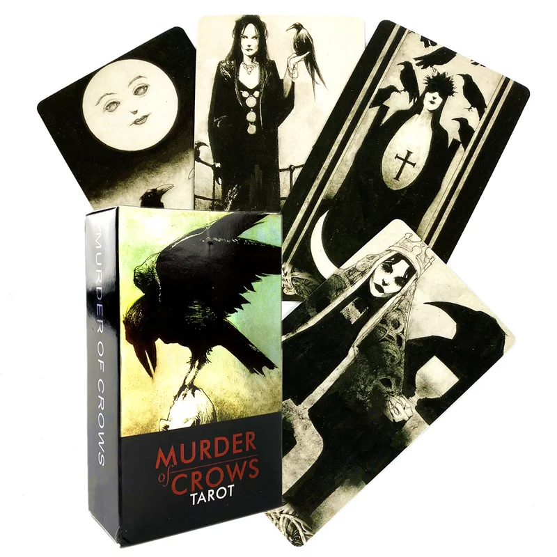 

Murder of Crows Tarot Card for Divination English version Tarot Deck Card Oracle Card Board Game for Adult with PDF Guidance