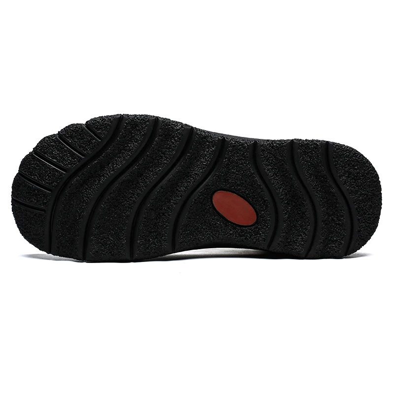 Мужские новые кожаные ботинки Зимняя теплая обувь из воловьей кожи Мягкая для