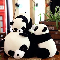 plush toy 2460cm cute plush panda doll soft stuffed animal throw pillow doll toy gift for kids girlfriend