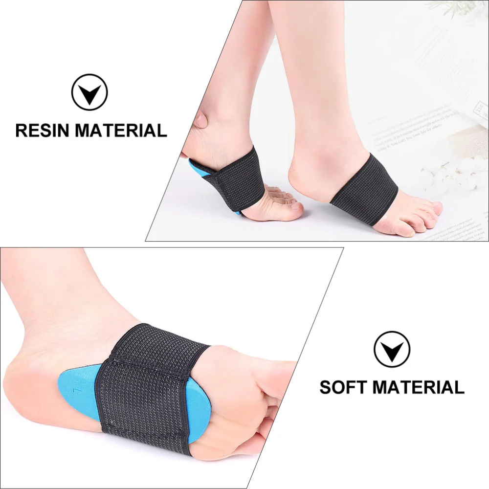

1 Pair Sports Foot Care Cushion Foot Pad Arch Support Pad for Adult (Black)