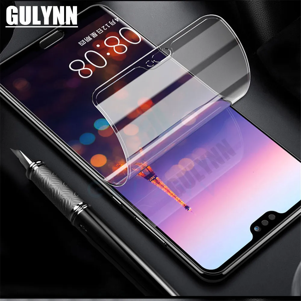 3D изогнутая закаленная мягкая защитная пленка для huawei P10 P20 mate 10 Lite Pro Защита экрана для Honor 9 10 V10 Lite не стекло