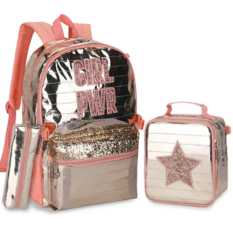 Детский школьный ранец для девочек, рюкзак для учеников с двумя лямками, брендовый школьный детский рюкзак