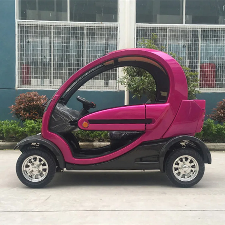 Kaufen 1KW Elektrische Golf Wagen Motorisierte Passagier Auto Vier Räder Elektro-scooter Sightseeing Dreirad Tuk Tuk Auto