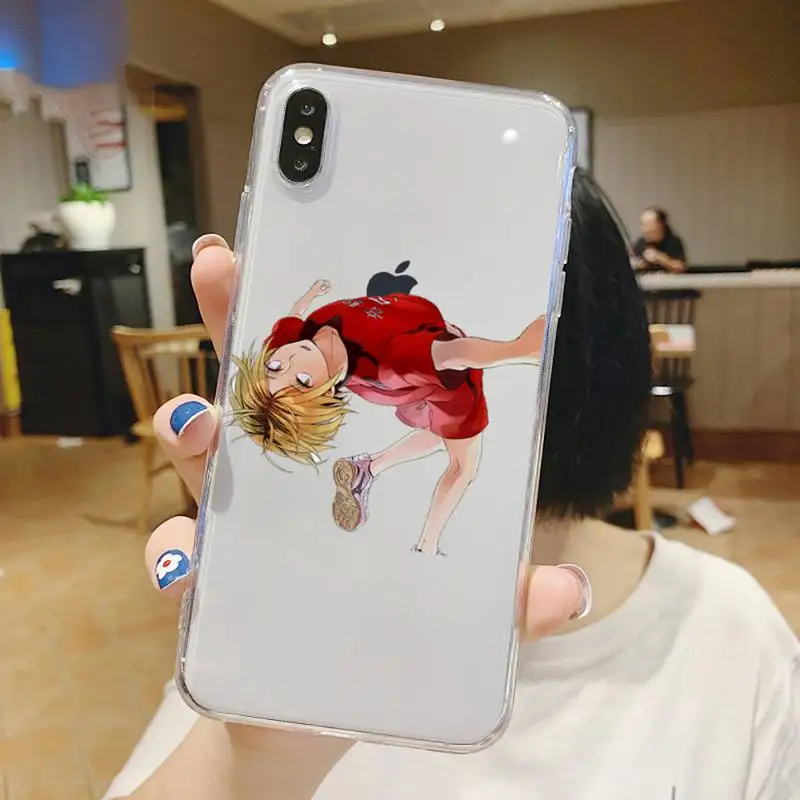 

Kenma Kozume Of Haikyuu manga fashion Phone Case Transparent soft For iphone 5 5s 5c se 6 6s 7 8 11 12 plus mini x xs xr pro max