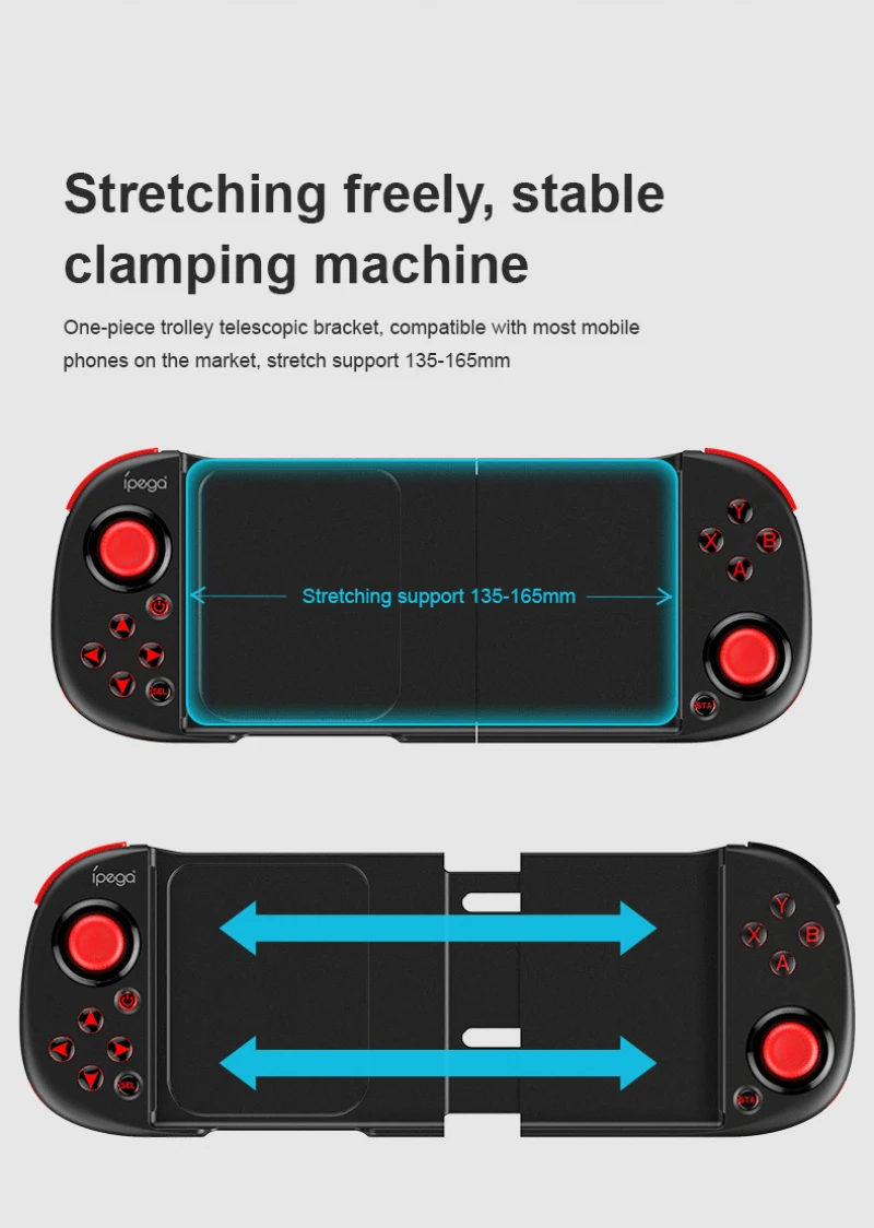 IPEGA PG-9217 Wireless Gamepad Trigger Bluetooth Controller Mobile Joystick For Phone Android IPhone PC TV Box Console Control |