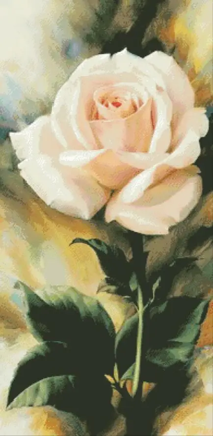 

Одна-розовая роза, вышивка крестиком, посылка, большое цветение, 18ct, 14ct, 11ct, ткань, хлопковая нить, вышивка, сделай сам, ручная работа, рукодели...