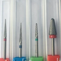 tungsten carbide milling cutter burrs nail drill bits machine nail cutter nail file manicure for machine nail art accessories