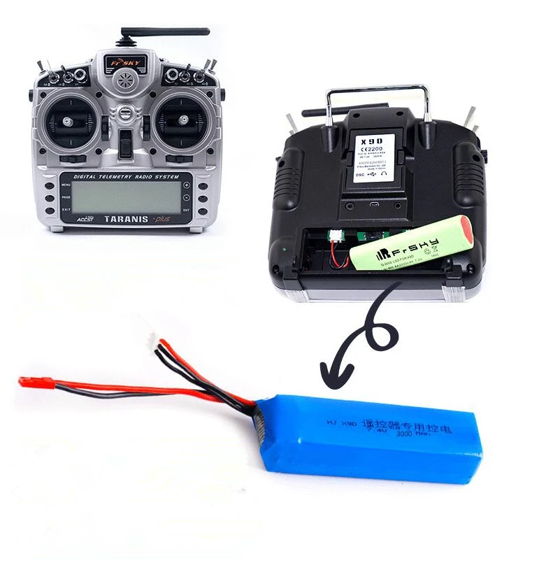 Обновленная аккумуляторная батарея Lipo 3000 мАч 7 4 В для Frsky Taranis X9D Plus передатчик 2S