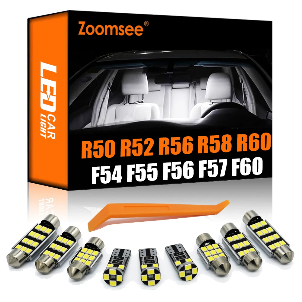 

Zoomsee Canbus For Mini Cooper R50 R53 R56 F55 F56 R58 F57 R57 R52 Clubman F54 R55 Roadster R59 F60 R60 Car LED Interior Light