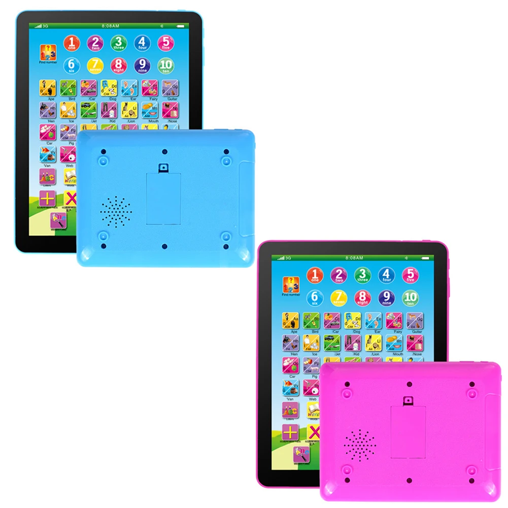 

Mini Learning Machine Tablet Toy Russian English Language Educational Toy Russian Touch Laptop with Game Reading Toy for Baby
