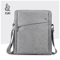 cai 32cm men messenger shoulder bag laptop book briefcase for ipad tablet handbag school office bags crossbody sling tote
