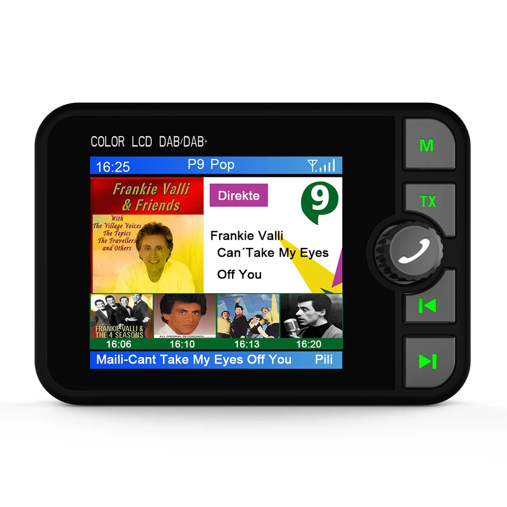 C6 цветной ЖК-экран Bluetooth MP3 fm-передатчик мини dab цифровой радиоприемник адаптер для автомобильных аксессуаров