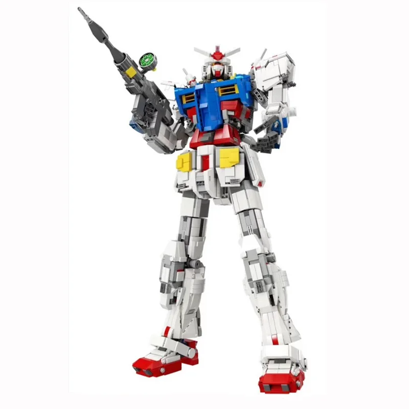 

DHL Anime Gundam Static RX-78 60CM Model Building Blocks 3500Pcs Bricks Toy Children Christmas Present Gift