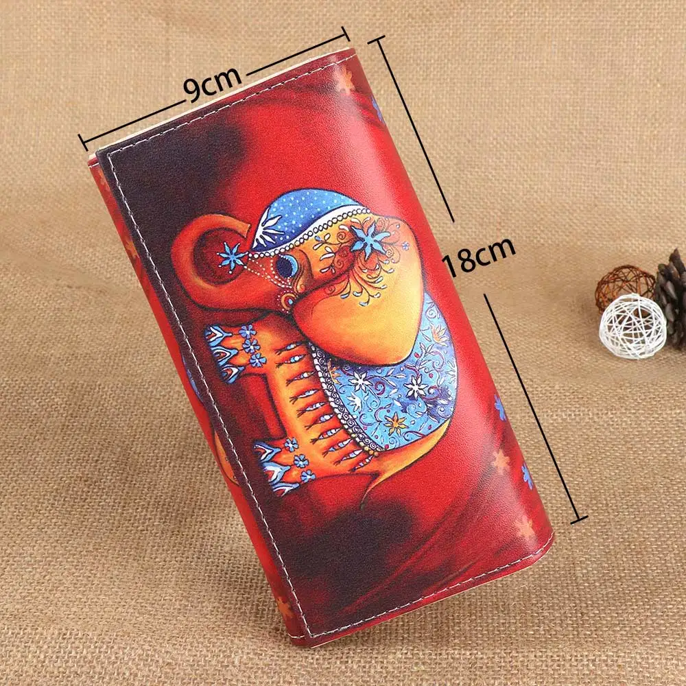 Модные женские кошельки дамская сумка кошелек для монет милый длинный клатч с