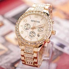 Прямая поставка роскошные женские часы Geneva Стразы модные женские часы Reloj Mujer Relogio Feminino женские часы