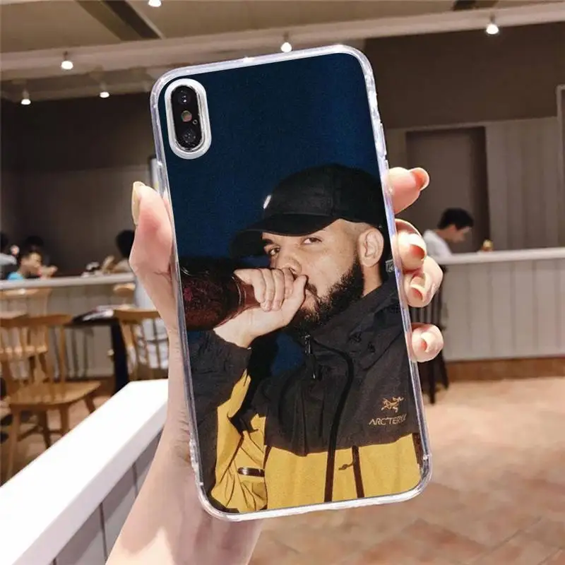 

Drake Canadian rapper Phone Case Transparent soft For iphone 5 5s 5c se 6 6s 7 8 11 12 plus mini x xs xr pro max