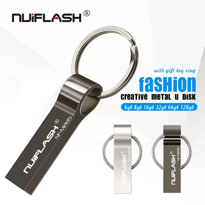 Многофункциональный usb-флеш-накопитель 64 ГБ 32 16 8 4 водонепроницаемый серебристый