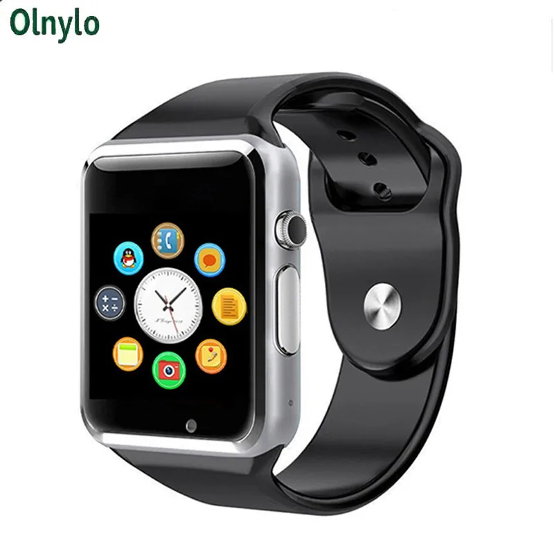 A1 наручные часы Bluetooth умные Спорт Шагомер с SIM Камера для Android PK iwo 8 DZ09 Reloj Inteligente |